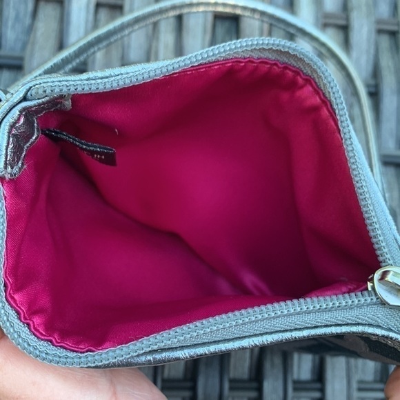 NWOT COACH ‘Julia Op Art’ Wristlet - Black/Gunmetal Gray/Silver - Picture 13 of 14